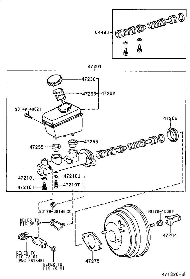 47220-53010 RESERVOIR SUB-ASSY, BRAKE MASTER CYLINDER product image