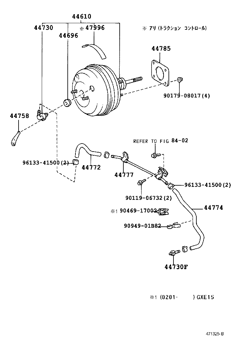 44610-53100 BOOSTER ASSY, BRAKE product image