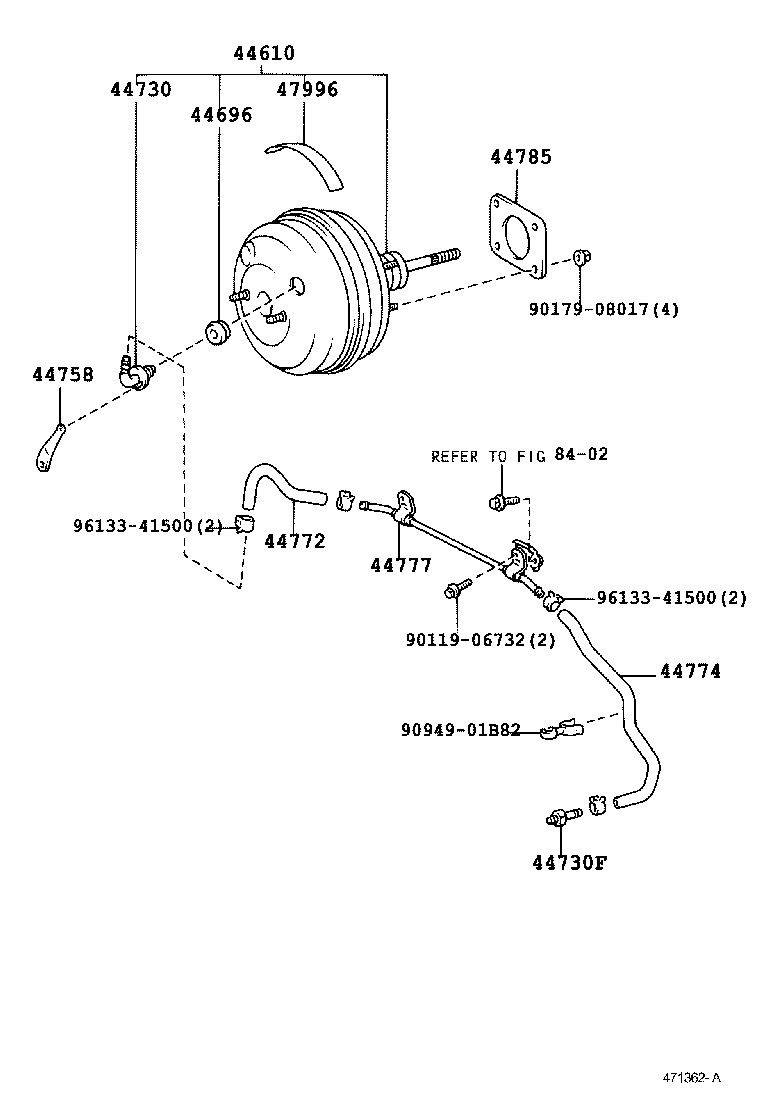 44785-30030 GASKET, BRAKE BOOSTER product image