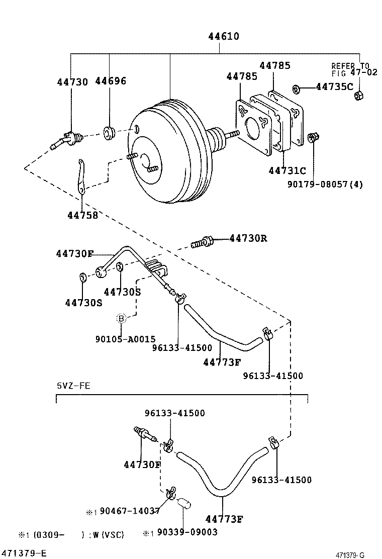 Toyota 44610-0C010 BOOSTER ASSY, BRAKE