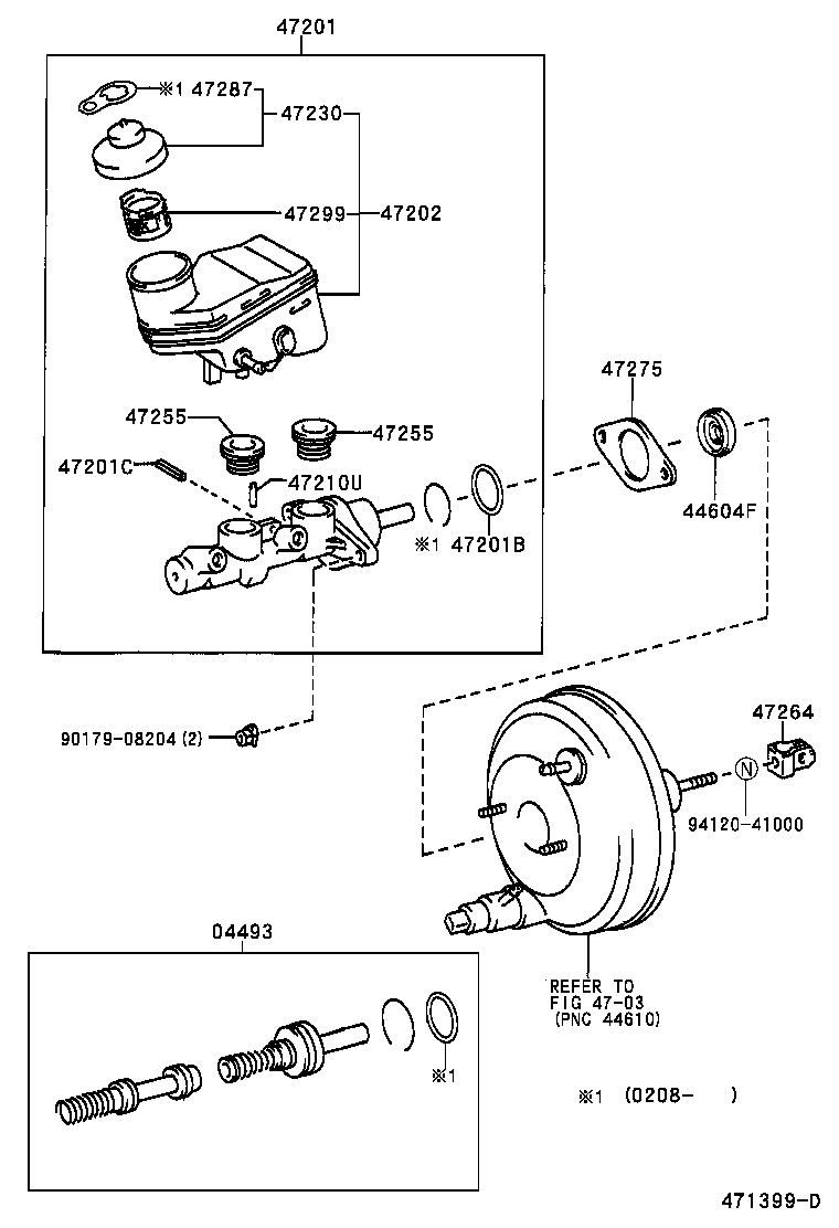 47220-52010 RESERVOIR SUB-ASSY, BRAKE MASTER CYLINDER product image
