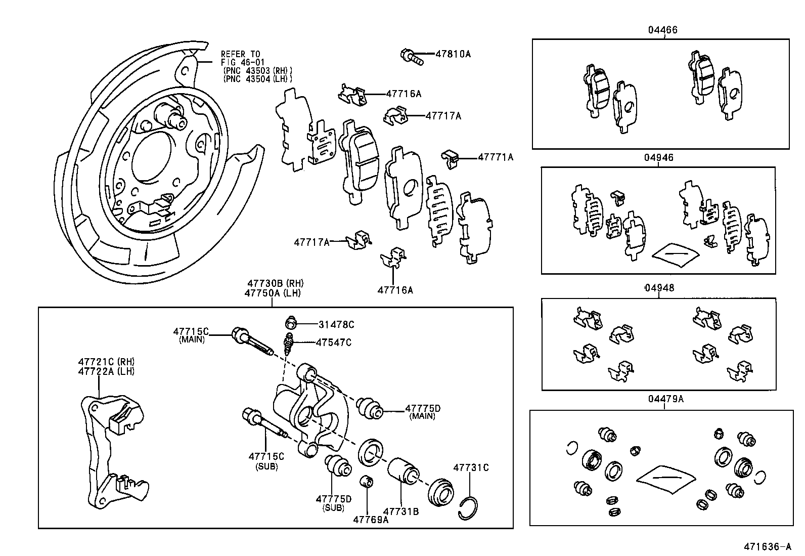 Toyota 47715-07060 PIN, CYLINDER SLIDE(FOR REAR DISC BRAKE)