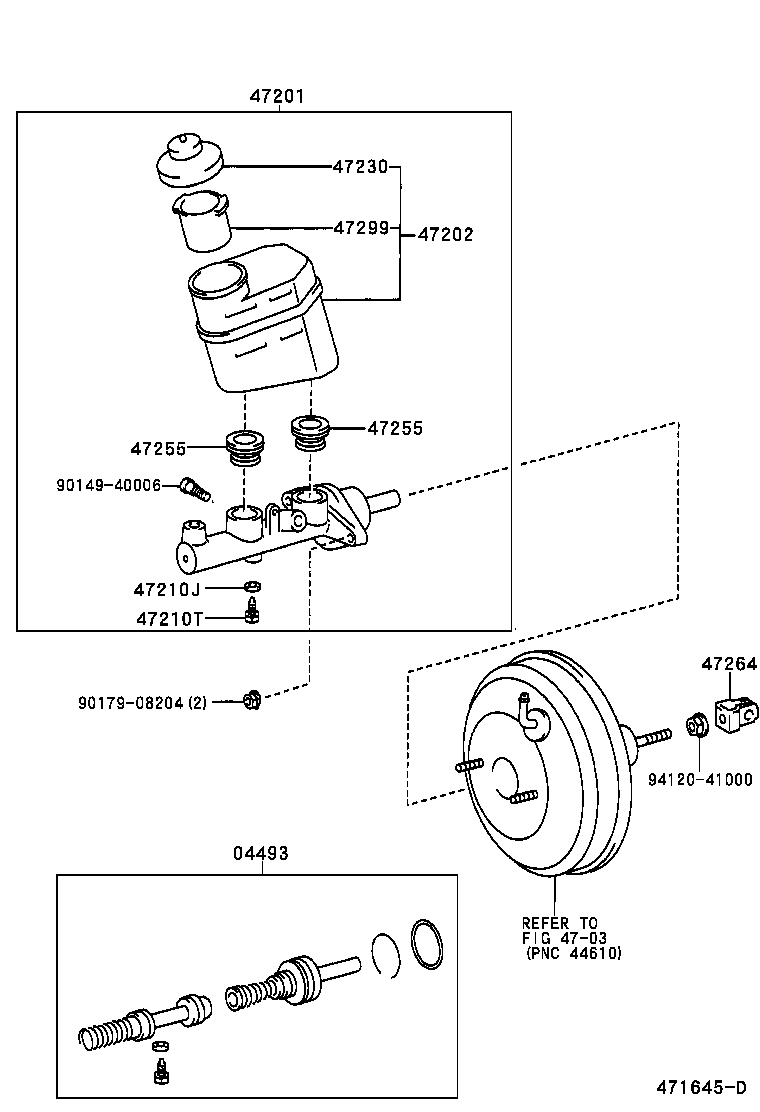 Toyota 47230-33050 CAP ASSY, BRAKE MASTER CYLINDER RESERVOIR FILLER