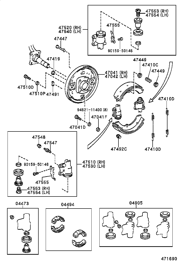 47547-37130 PLUG, BLEEDER(FOR FRONT DRUM BRAKE) product image
