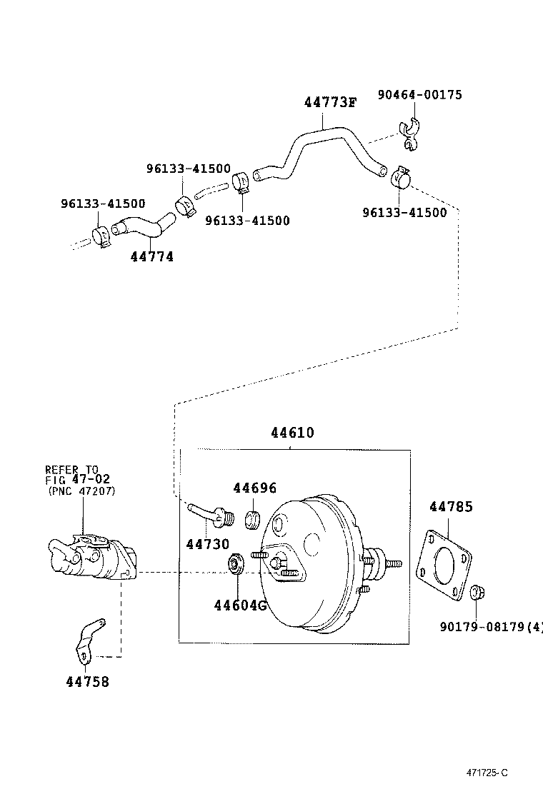 Toyota 44610-2G080 BOOSTER ASSY, BRAKE