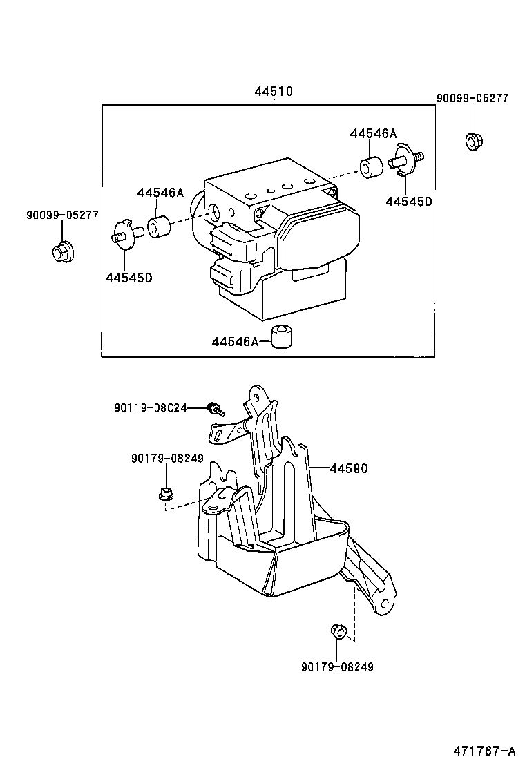Toyota 47314-20780 TUBE, FRONT BRAKE, NO.4
