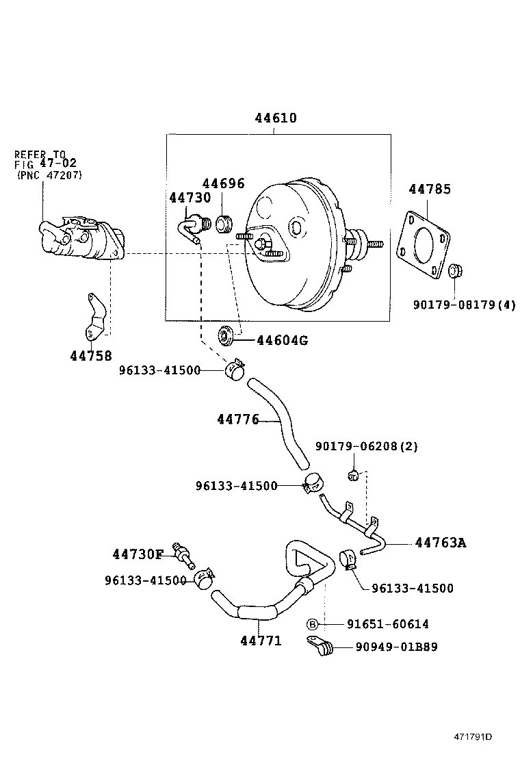 44610-2G070 BOOSTER ASSY, BRAKE product image