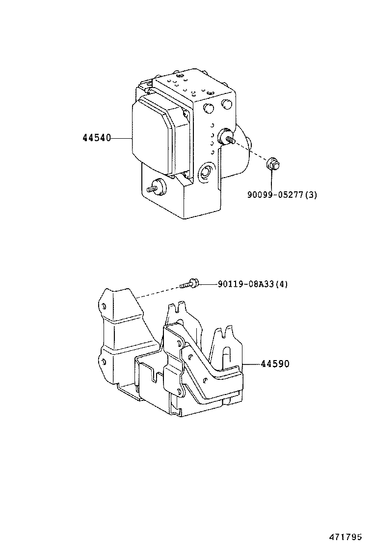 47311-37520 TUBE, FRONT BRAKE, NO.1 product image
