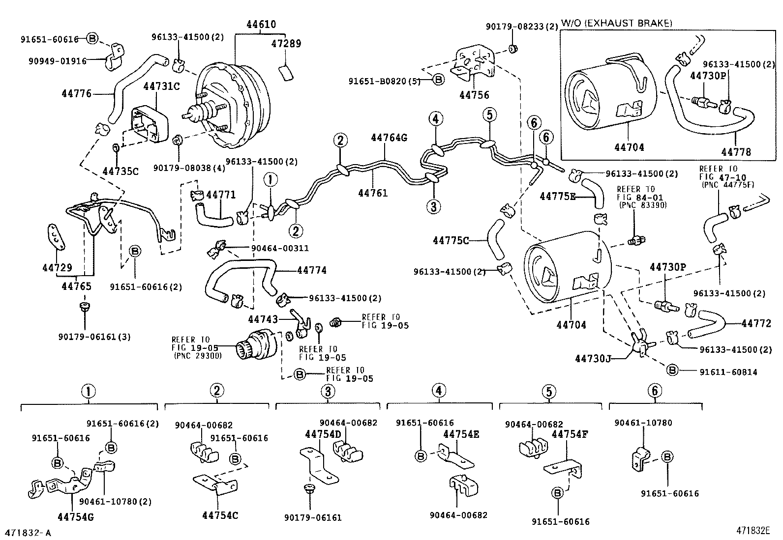 44754-36180 BRACKET, VACUUM TUBE product image