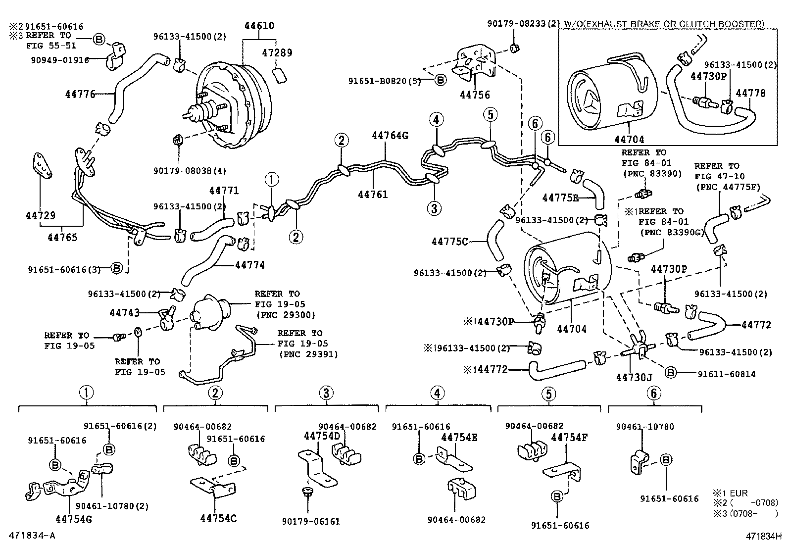 44754-36180 BRACKET, VACUUM TUBE product image