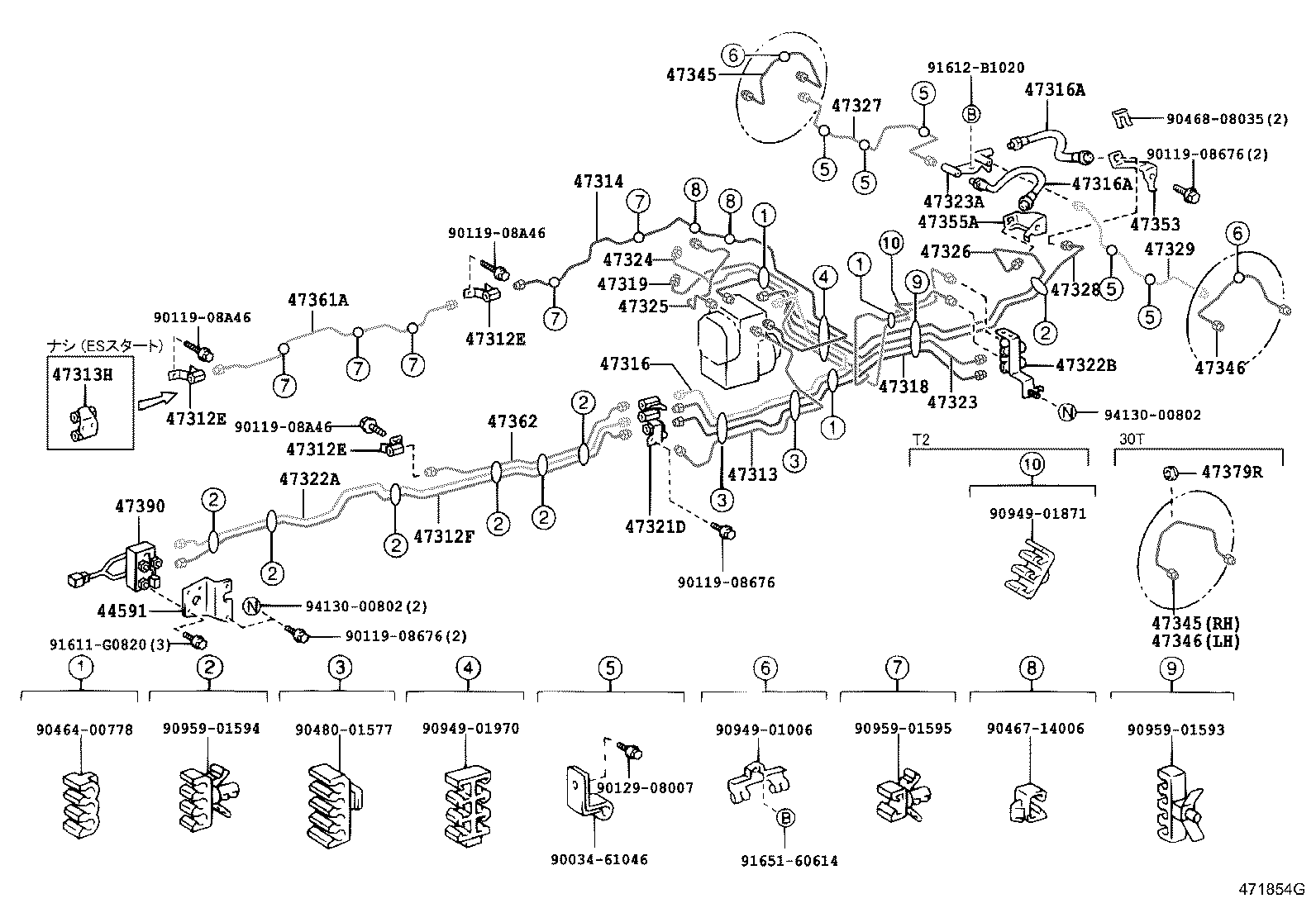 44590-37021 BRACKET ASSY, BRAKE ACTUATOR product image