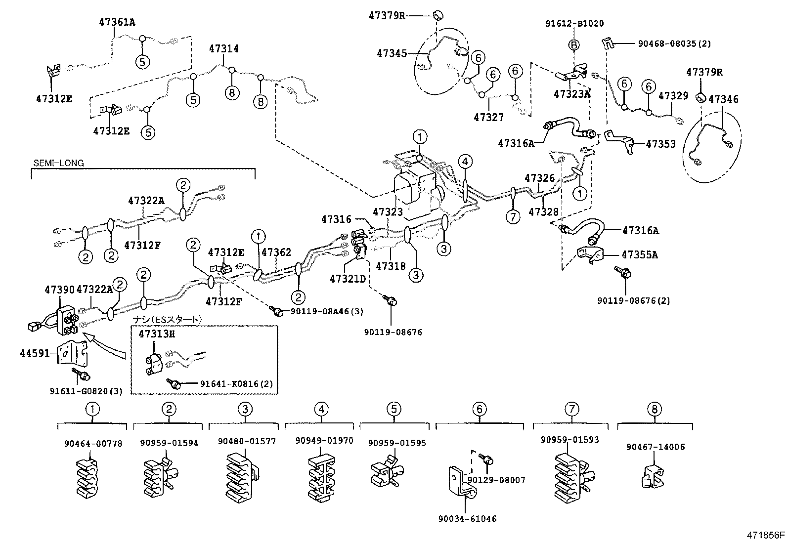 44590-37021 BRACKET ASSY, BRAKE ACTUATOR product image