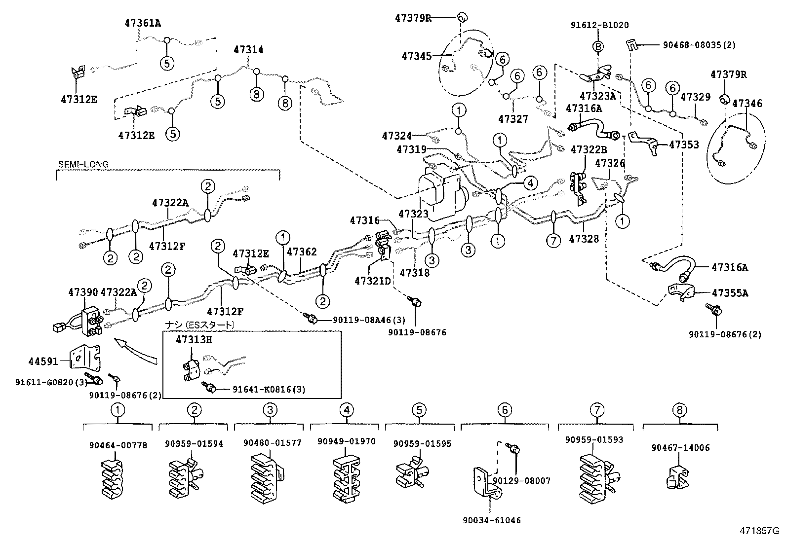 44590-37021 BRACKET ASSY, BRAKE ACTUATOR product image