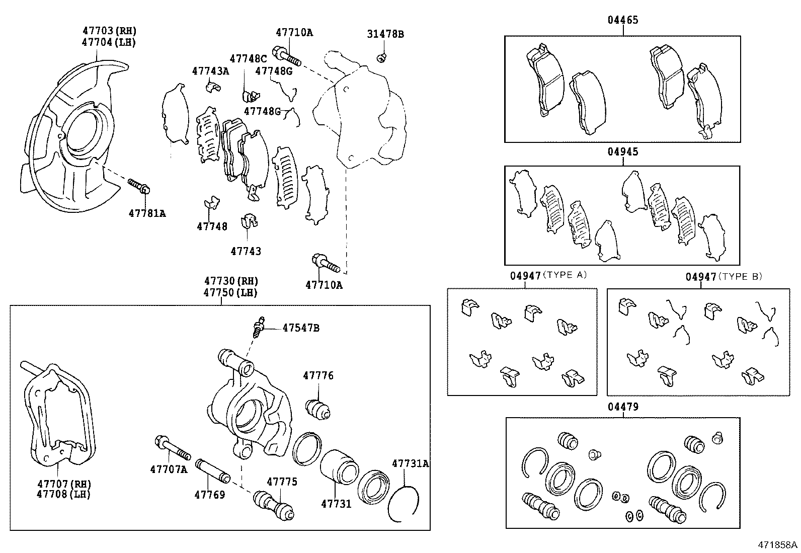 47704-0B030 COVER SUB-ASSY, DISC BRAKE DUST, FRONT LH product image
