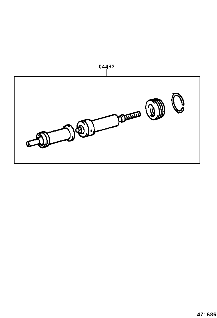 04493-30310 CYLINDER KIT, BRAKE MASTER product image