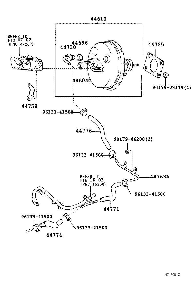 44610-2G010 BOOSTER ASSY, BRAKE product image