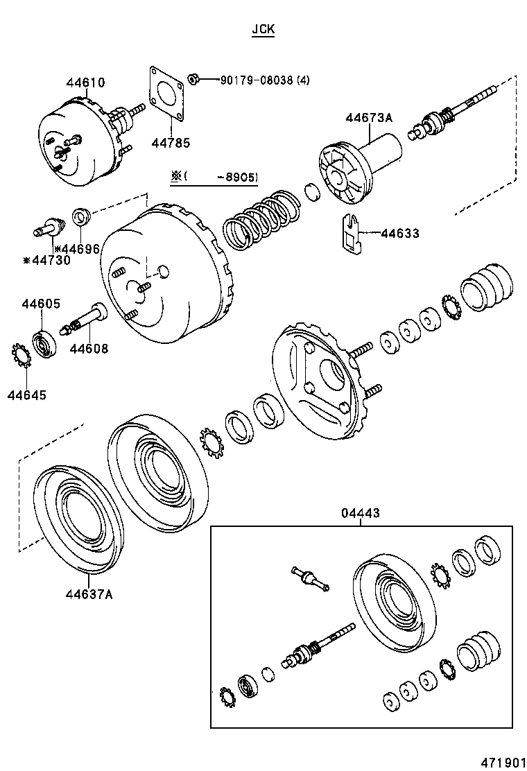 44773-12430 HOSE, UNION TO CHECK VALVE product image