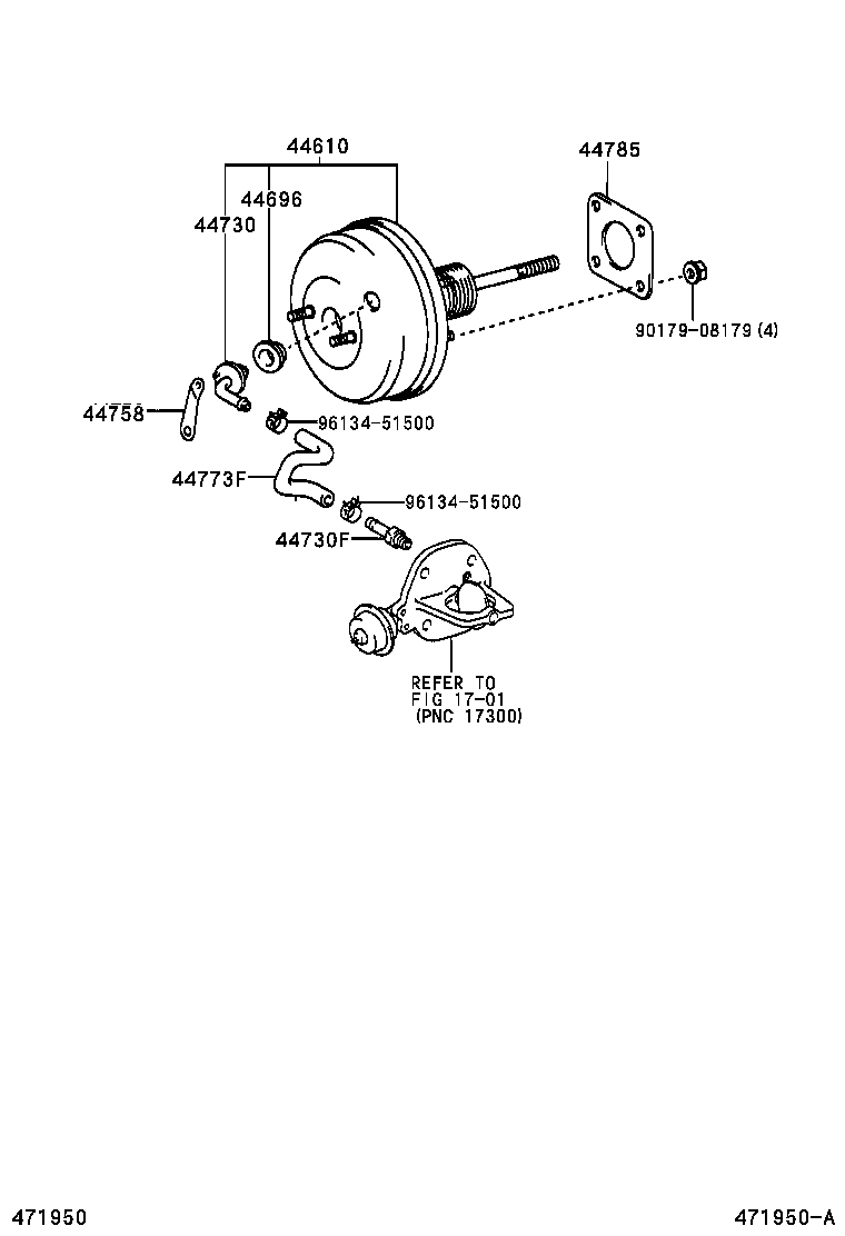 44773-28110 HOSE, UNION TO CHECK VALVE product image