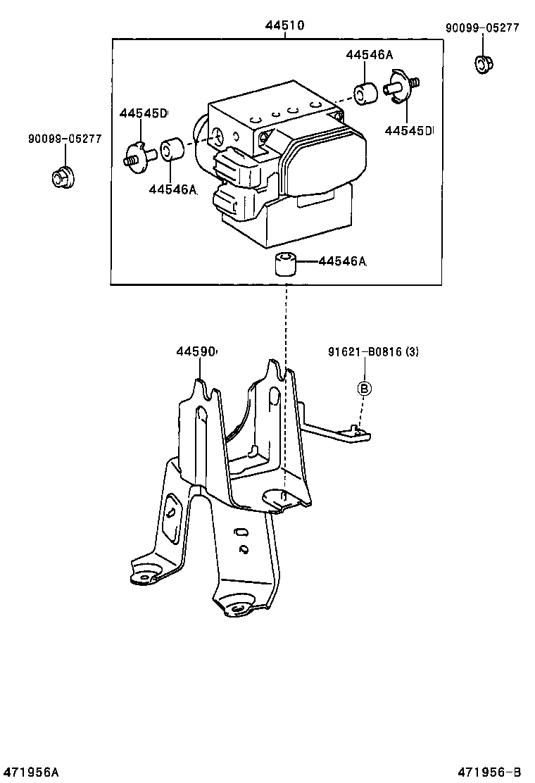 47311-28610 TUBE, FRONT BRAKE, NO.1 product image