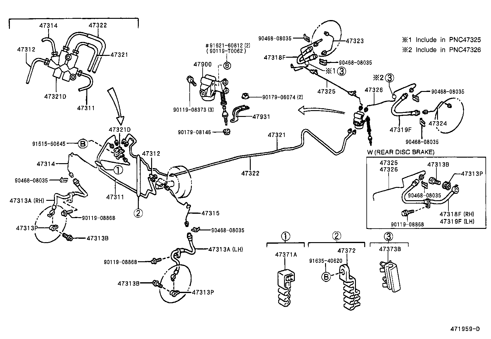 44545-42090 HOLDER, BRAKE ACTUATOR BOLT product image