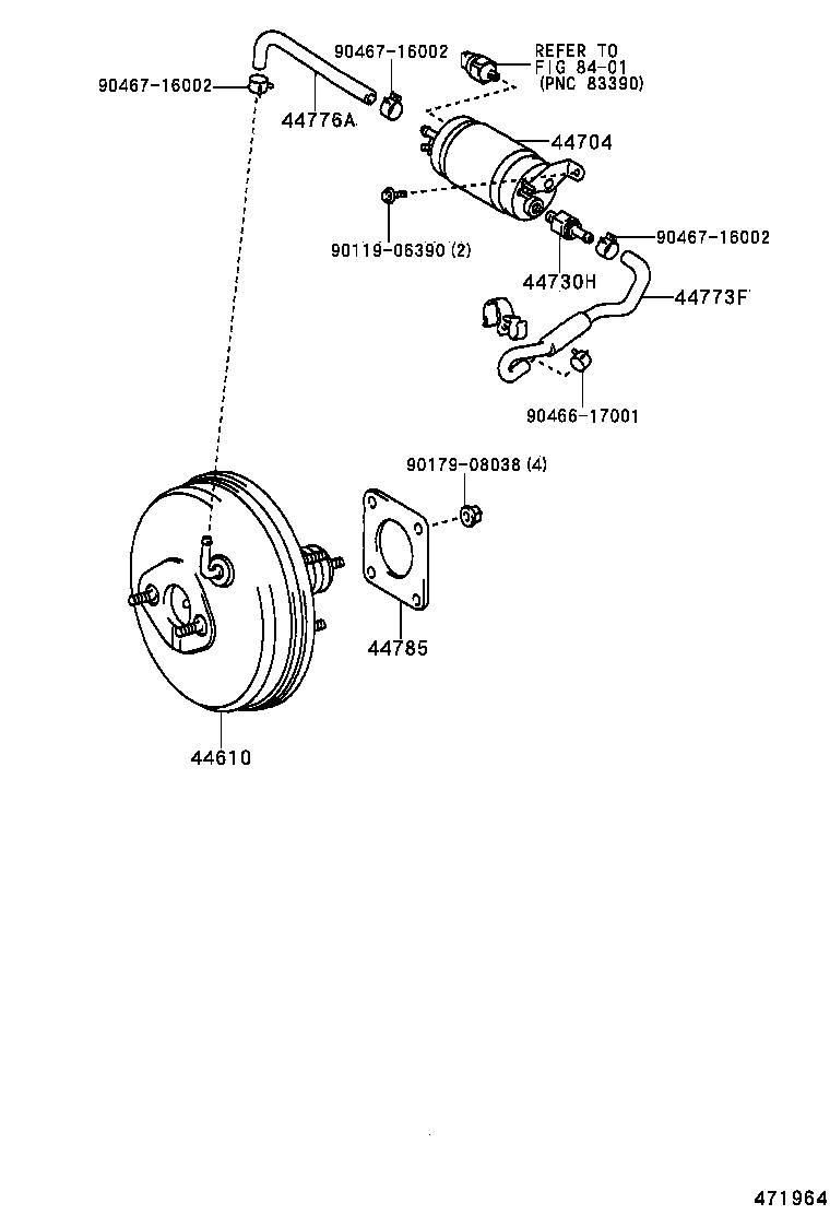 44610-02050 BOOSTER ASSY, BRAKE product image