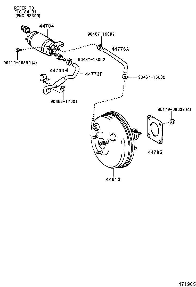 44610-02050 BOOSTER ASSY, BRAKE product image
