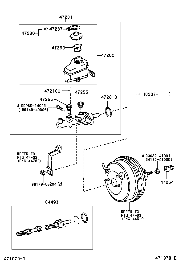 47220-07020 RESERVOIR SUB-ASSY, BRAKE MASTER CYLINDER product image