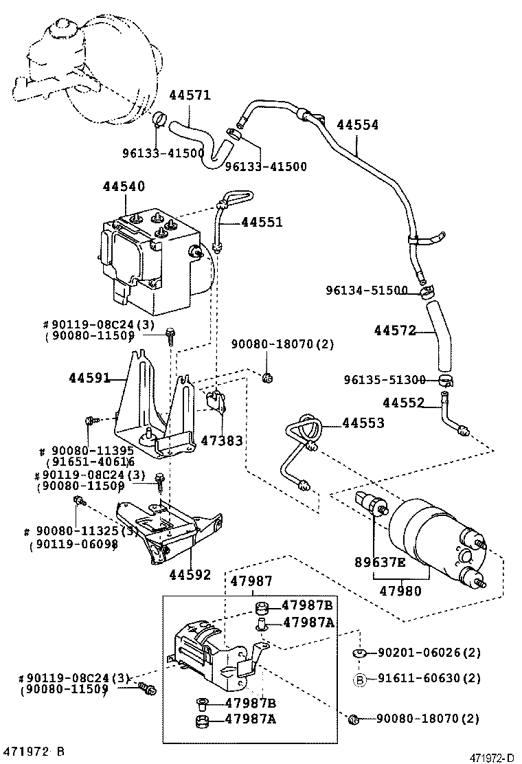 47383-41020 BRACKET, CONNECTOR product image