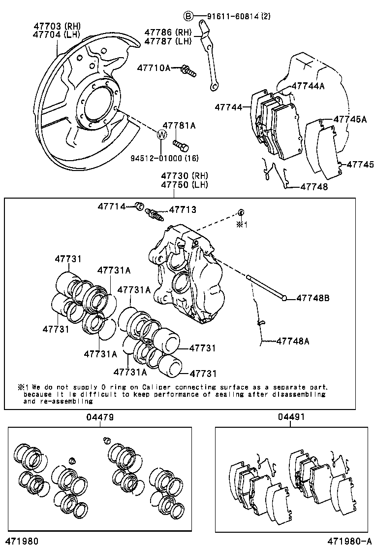90101-10166 BOLT(FOR DUST COVER TO STEERING KNUCKLE ARM SETTING) product image
