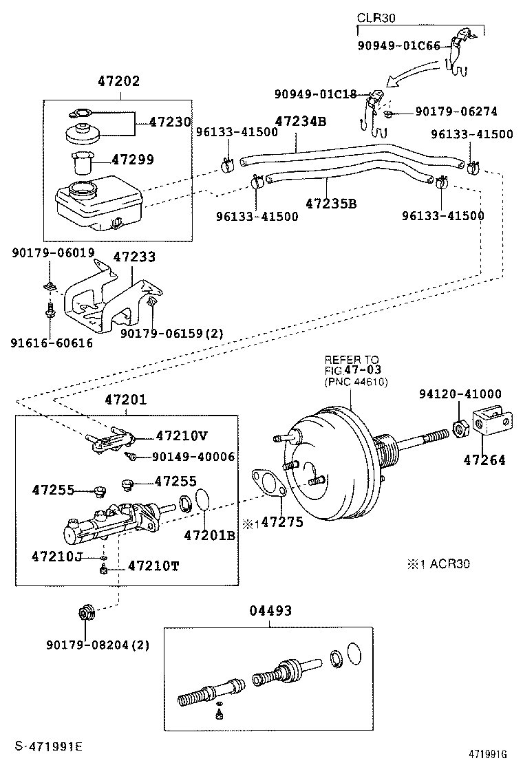 47233-28080 BRACKET, RESERVOIR product image