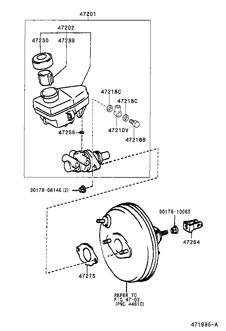 47230-02030 CAP ASSY, BRAKE MASTER CYLINDER RESERVOIR FILLER product image