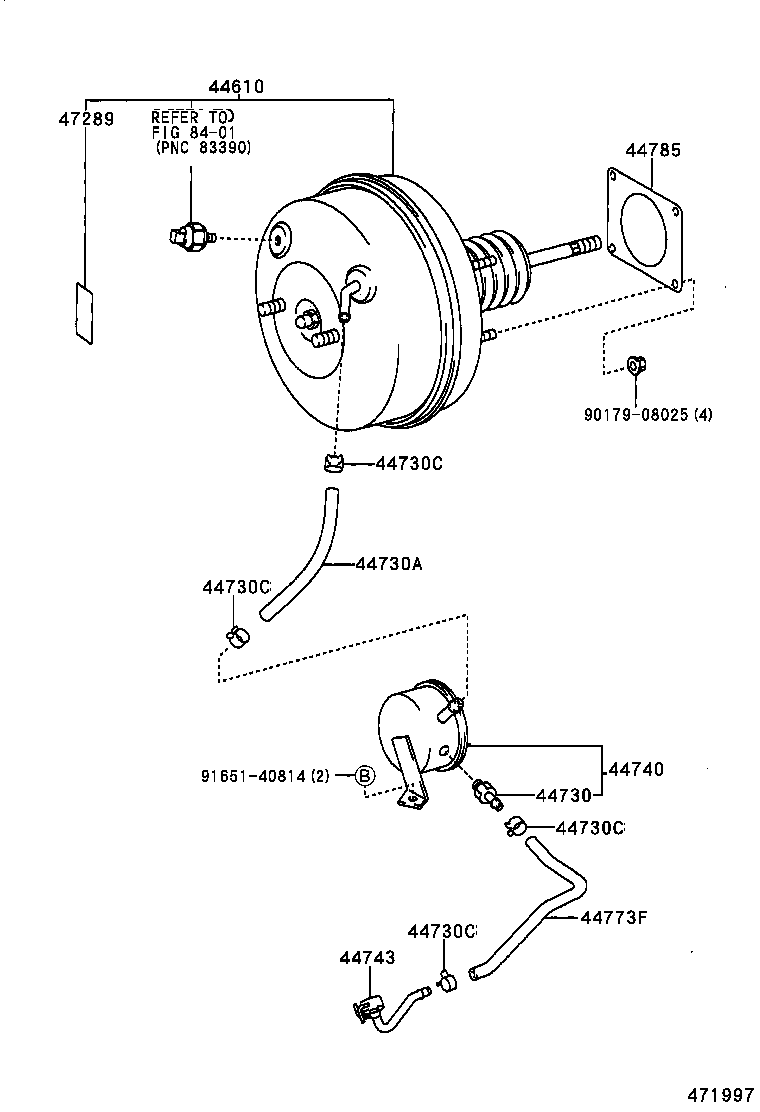 44610-38150 BOOSTER ASSY, BRAKE product image