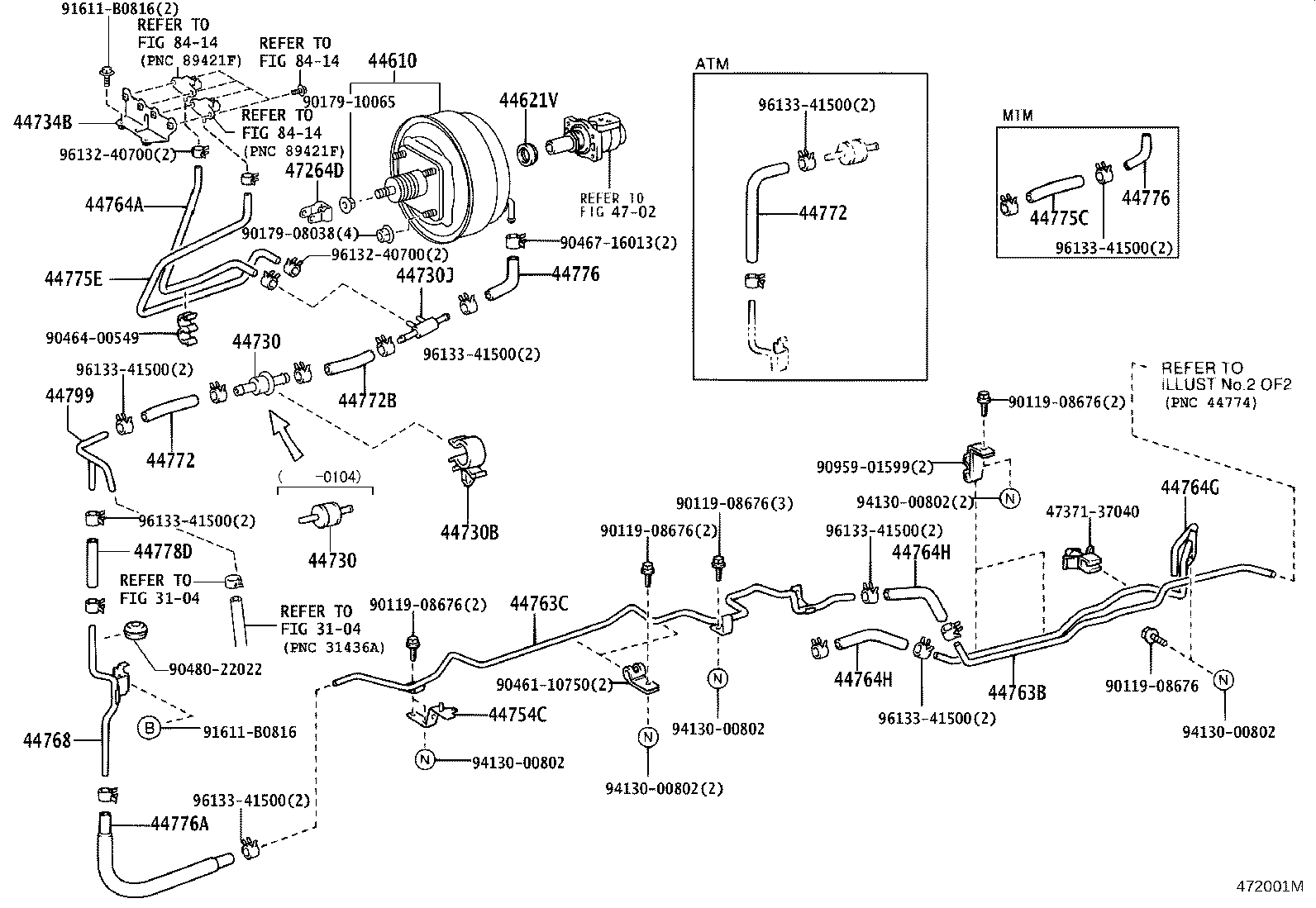 44771-37350 HOSE, UNION TO CONNECTOR TUBE product image
