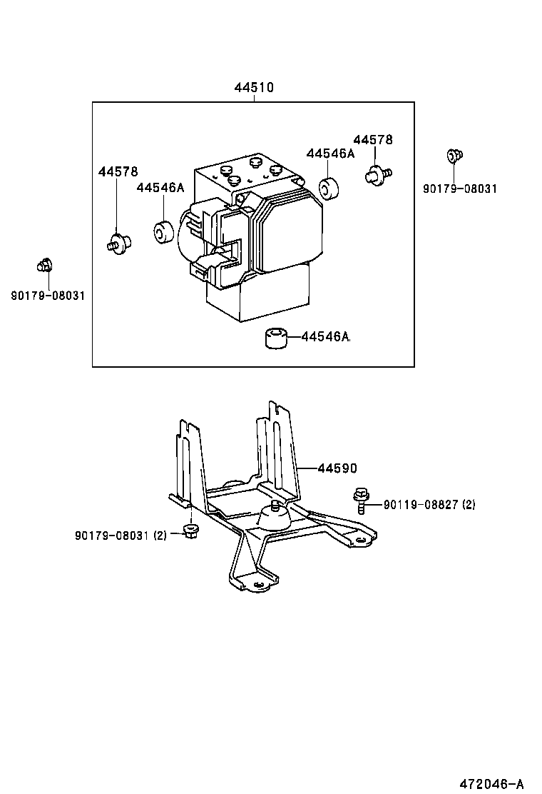 47315-YF030 TUBE, FRONT BRAKE, NO.5 product image