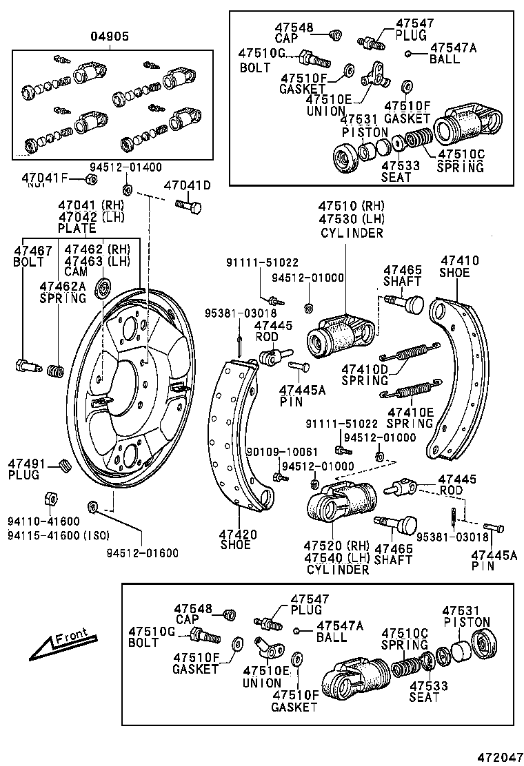 47548-37010 CAP, BLEEDER PLUG(FOR DRUM BRAKE, FRONT) product image