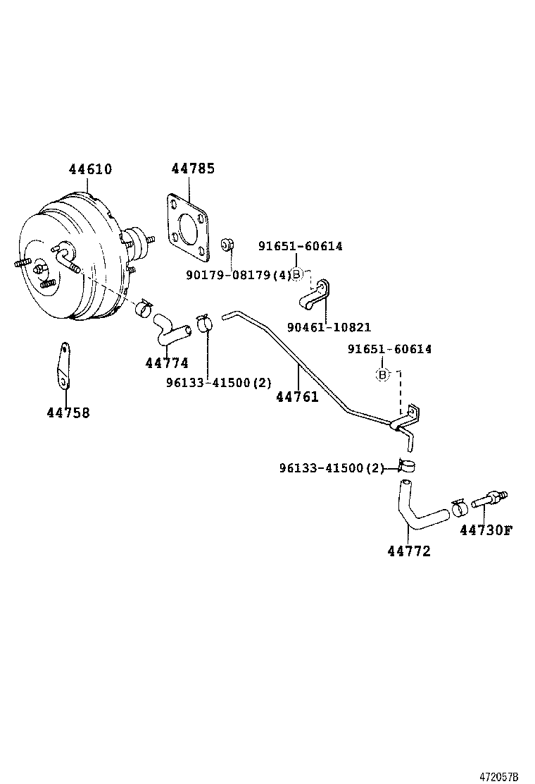 44610-26503 BOOSTER ASSY, BRAKE product image