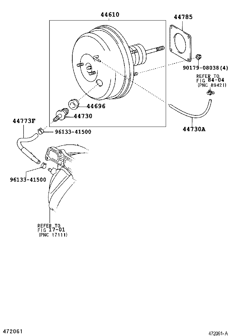 44610-42191 BOOSTER ASSY, BRAKE product image
