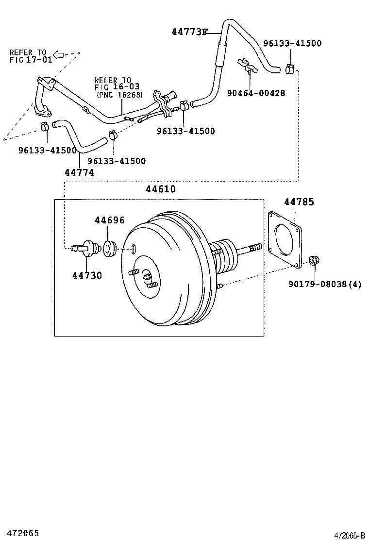 44610-42100 BOOSTER ASSY, BRAKE product image