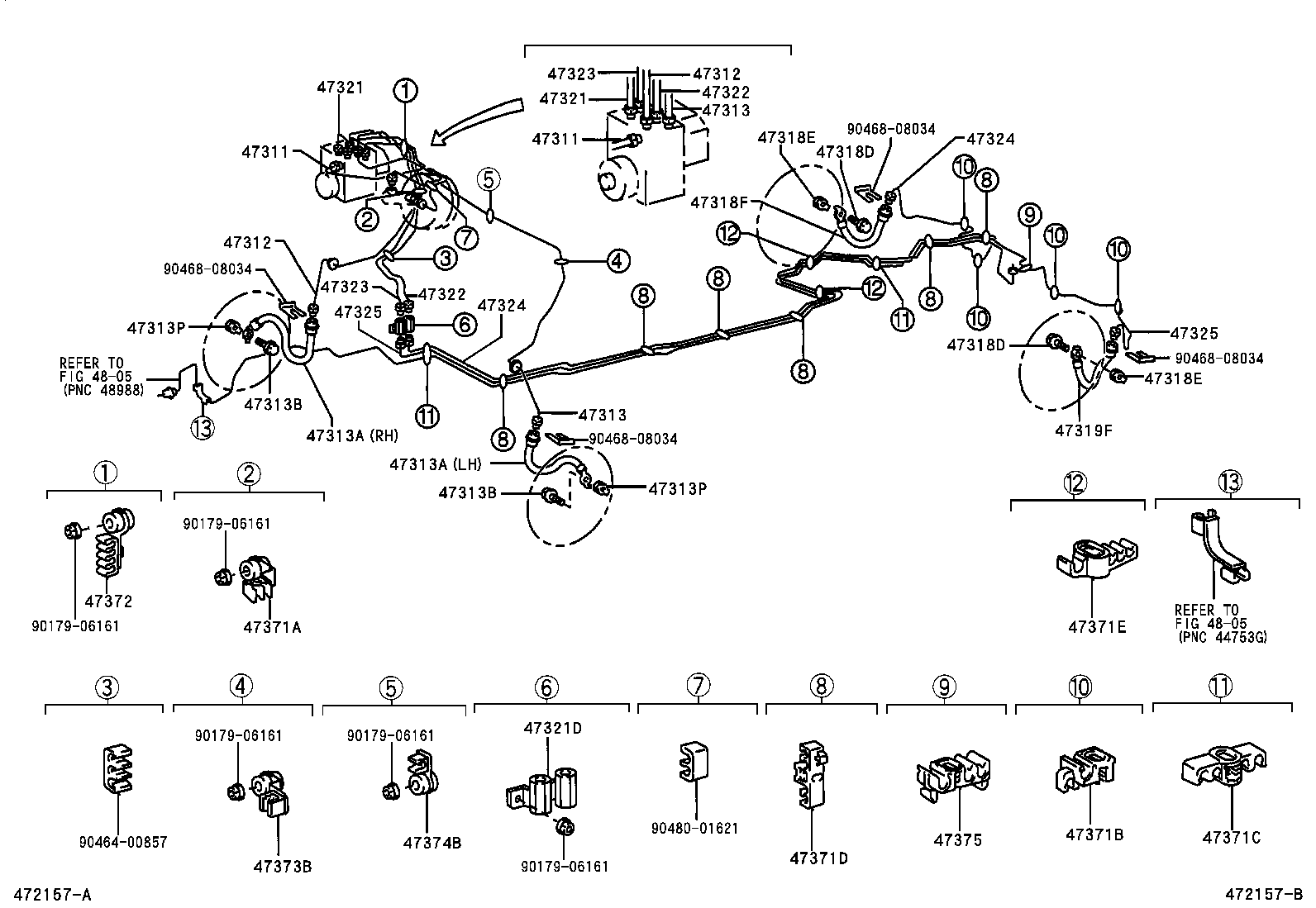 44590-50030 BRACKET ASSY, BRAKE ACTUATOR product image