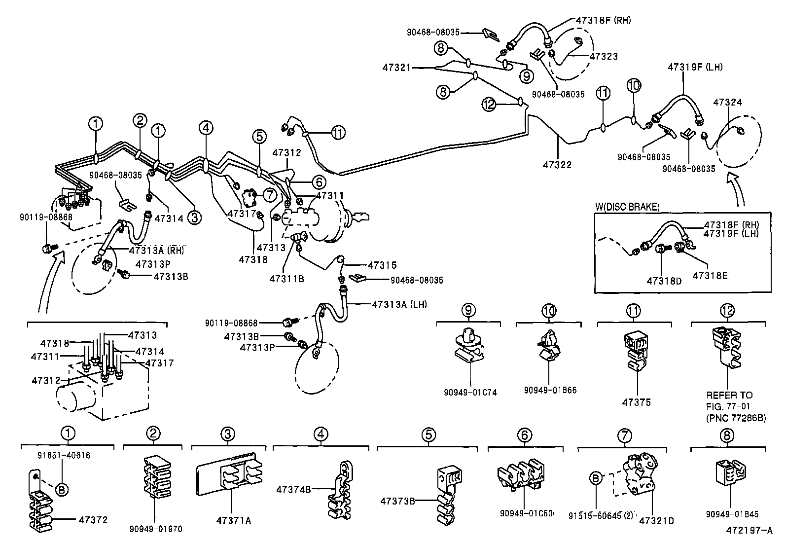 44050-12133 ACTUATOR ASSY, BRAKE product image