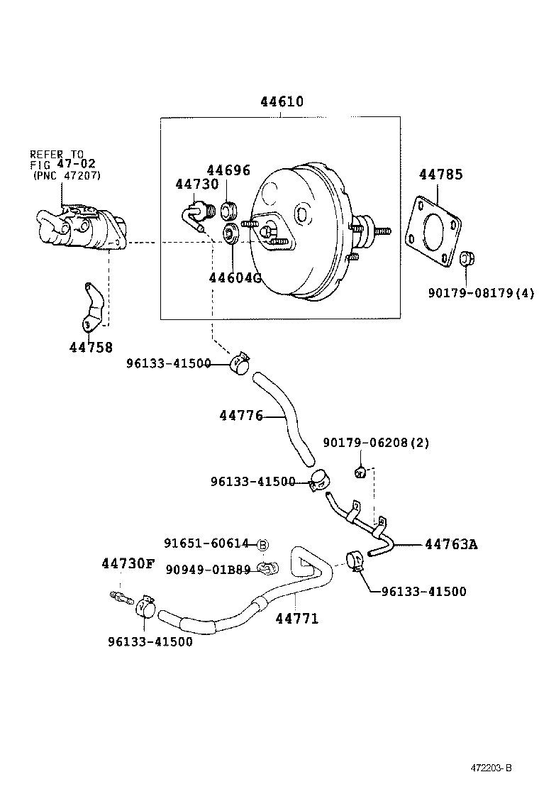44610-2G010 BOOSTER ASSY, BRAKE product image