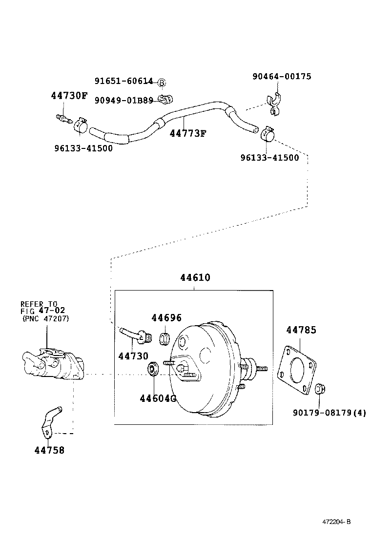 44610-2G010 BOOSTER ASSY, BRAKE product image