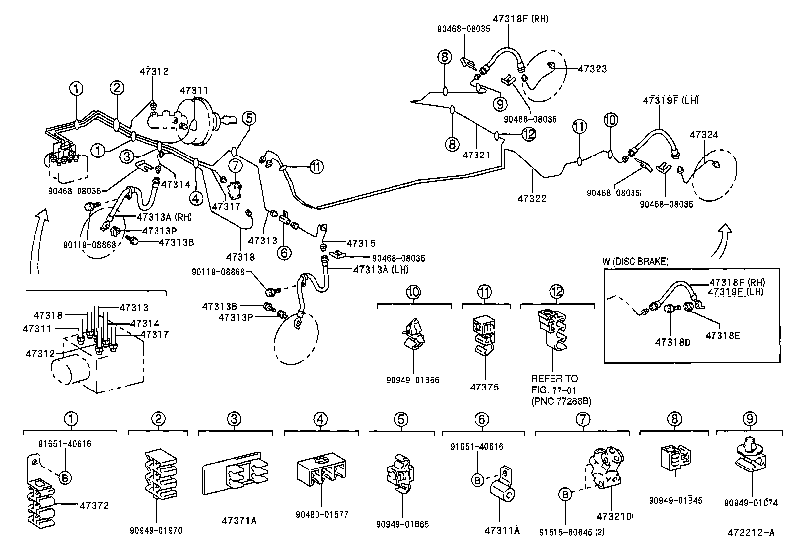 44050-12133 ACTUATOR ASSY, BRAKE product image
