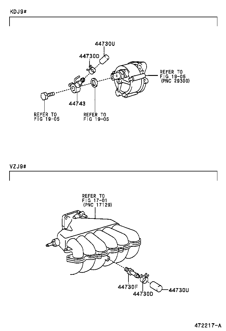 95447-09220 HOSE, UNION TO CONNECTOR TUBE product image