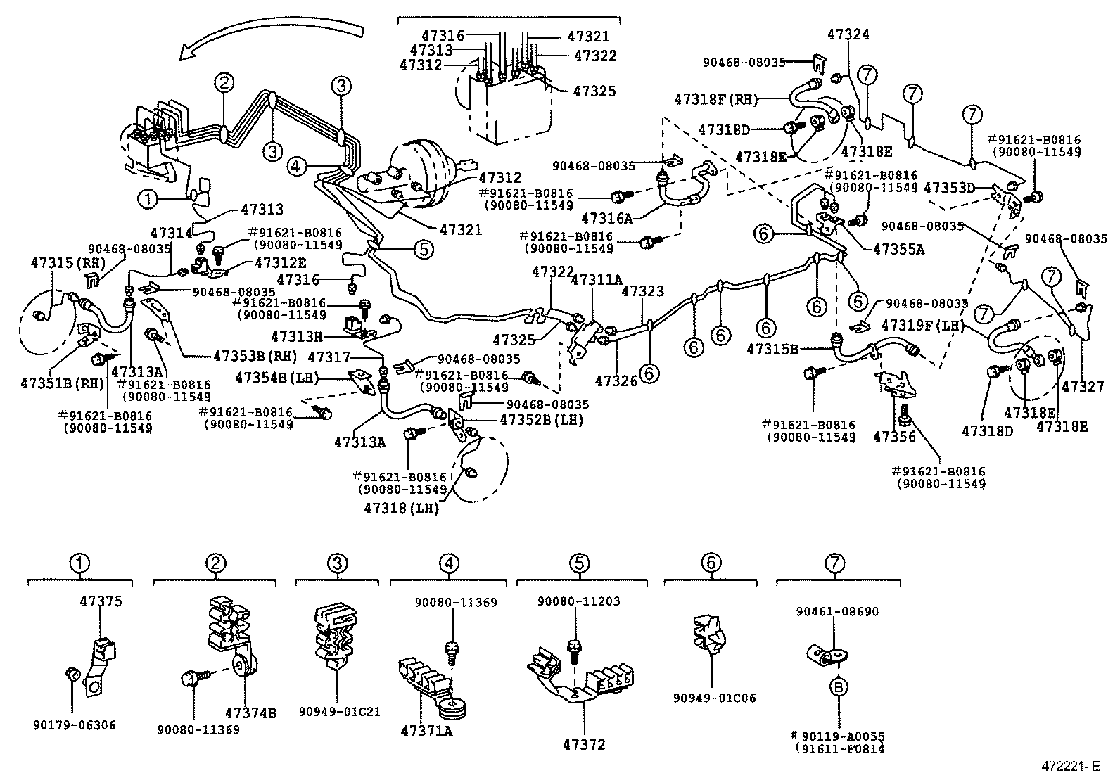 Toyota 44050-0C072 ACTUATOR ASSY, ABS & TRACTION