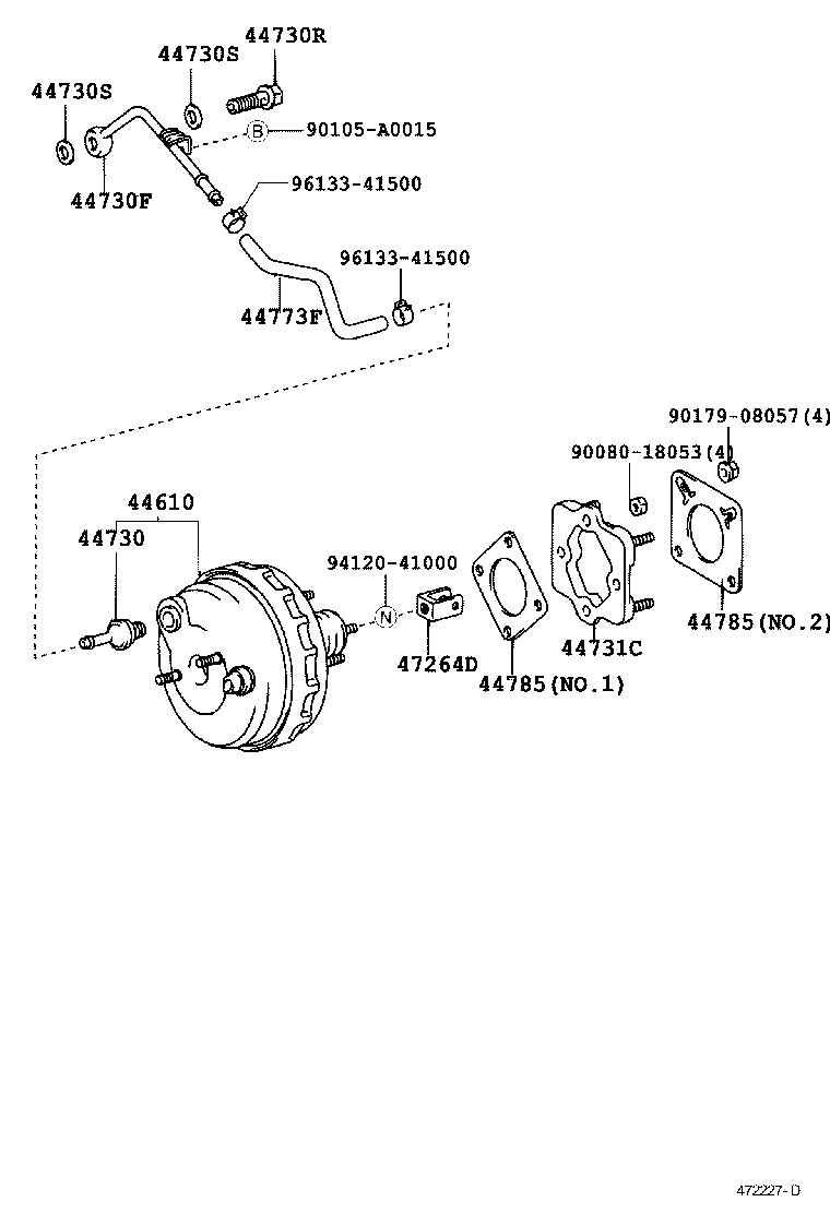 Toyota 44610-0C030 BOOSTER ASSY, BRAKE