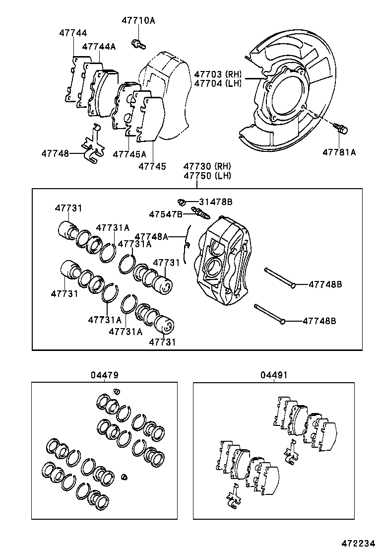 90080-10129 BOLT, HEXAGON(FOR FRONT DISC BRAKE CALIPER) product image