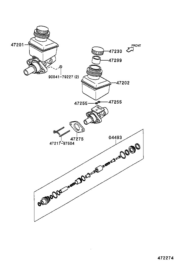 47225-97502 CAP ASSY, BRAKE MASTER CYLINDER RESERVOIR FILLER product image