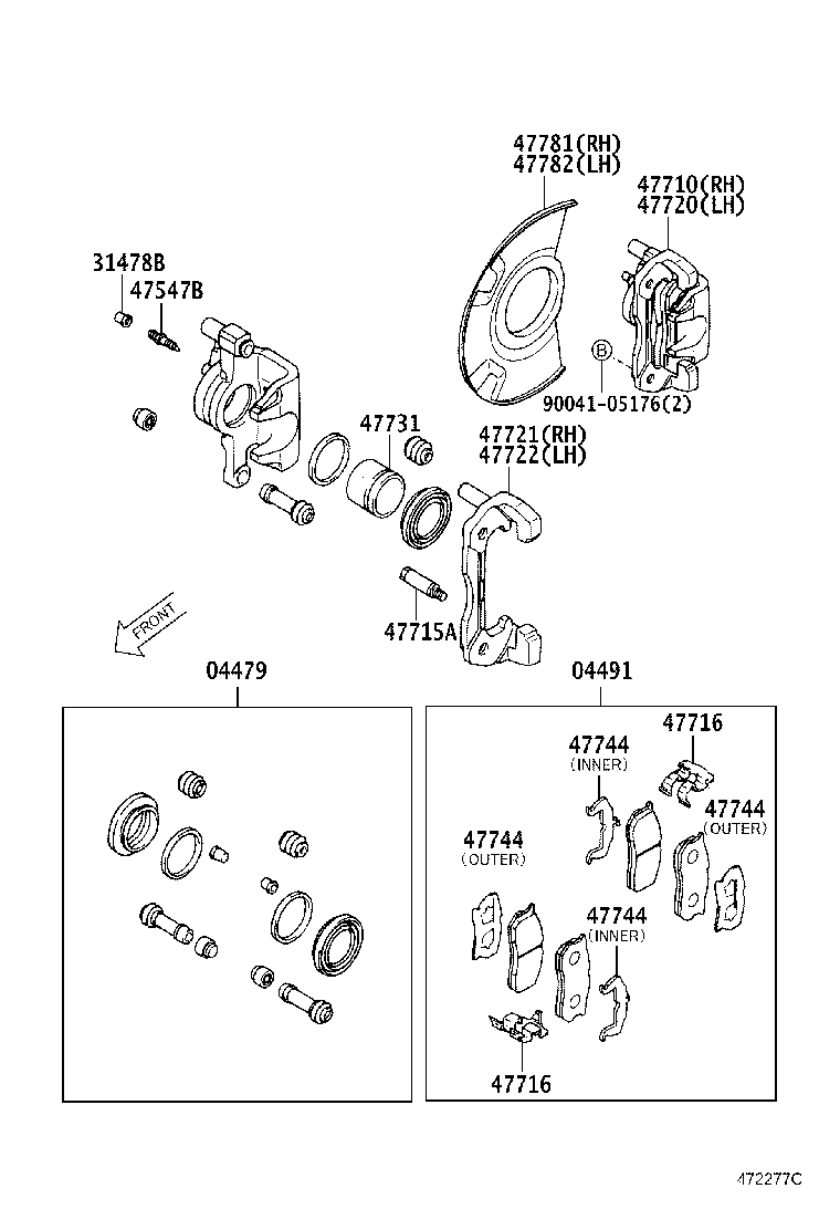 47548-87502 CAP, BLEEDER PLUG(FOR FRONT DISC BRAKE) product image