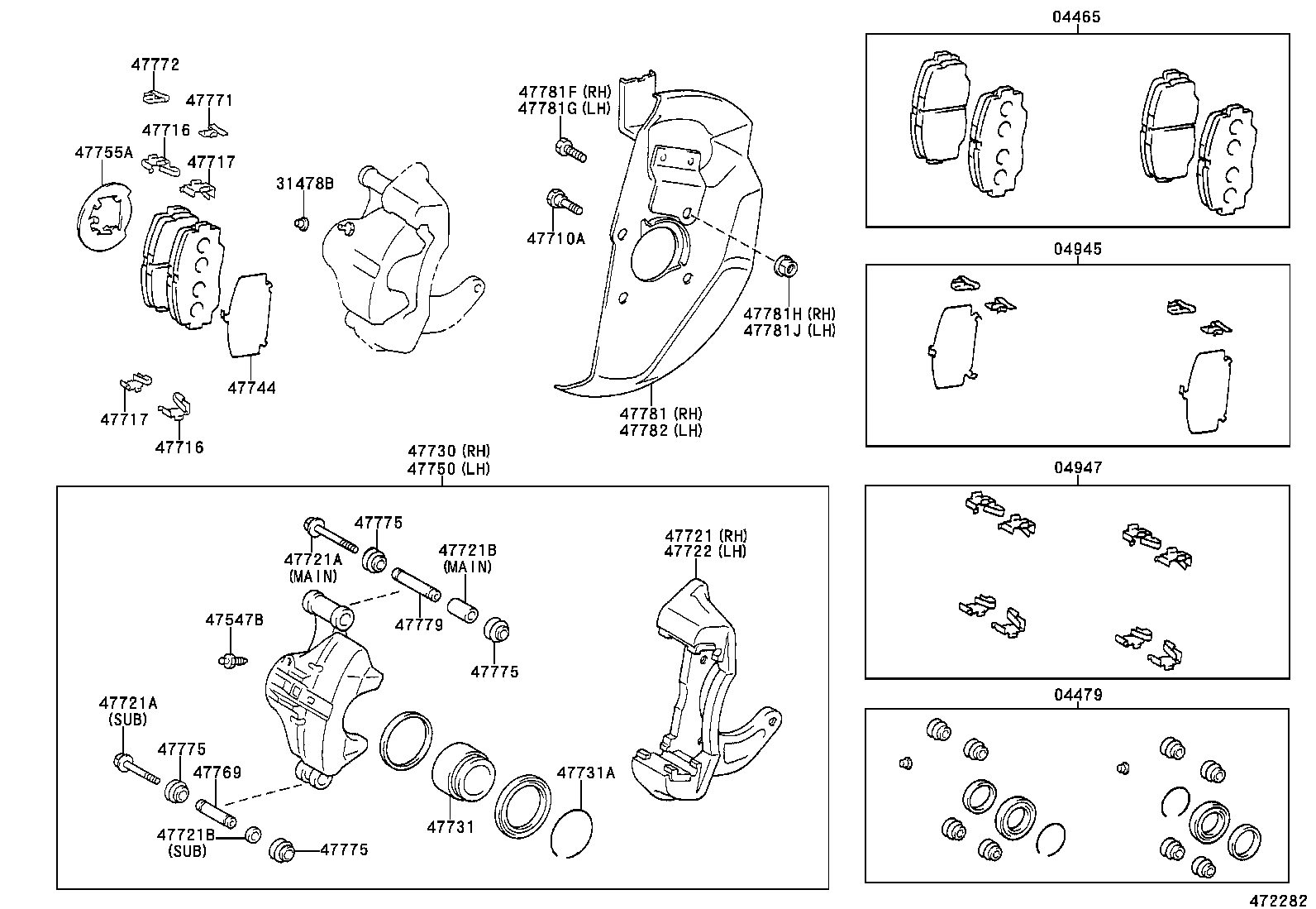 47703-37010 COVER, DISC BRAKE DUST, FRONT RH product image